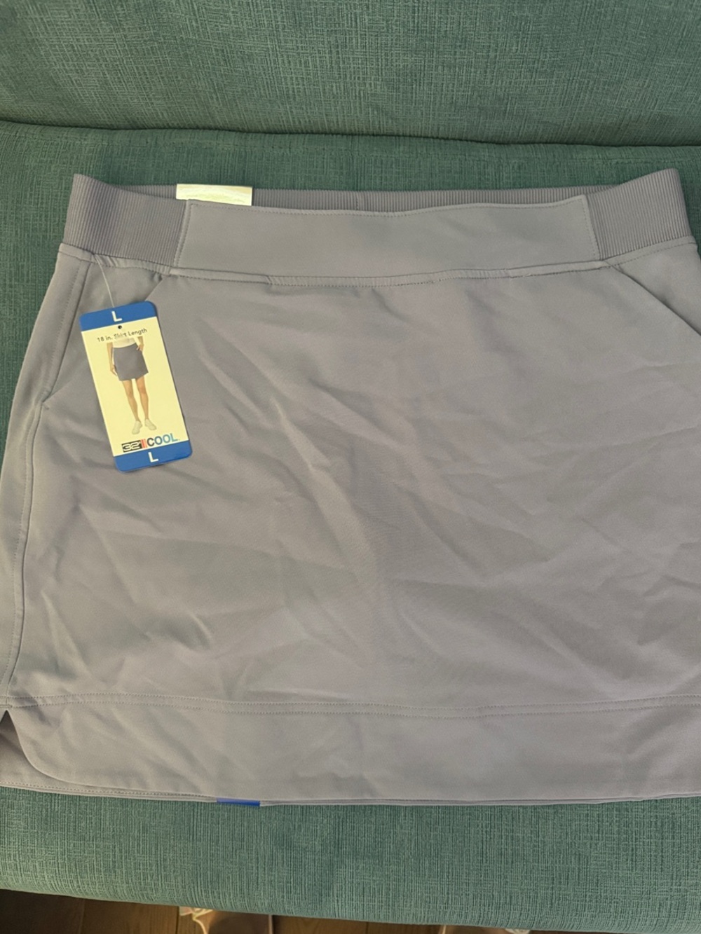 Light Lavender Athletic Skort with Built-In Shorts